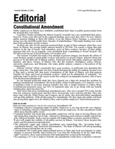 Gazette editorial