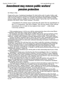 Gazette article